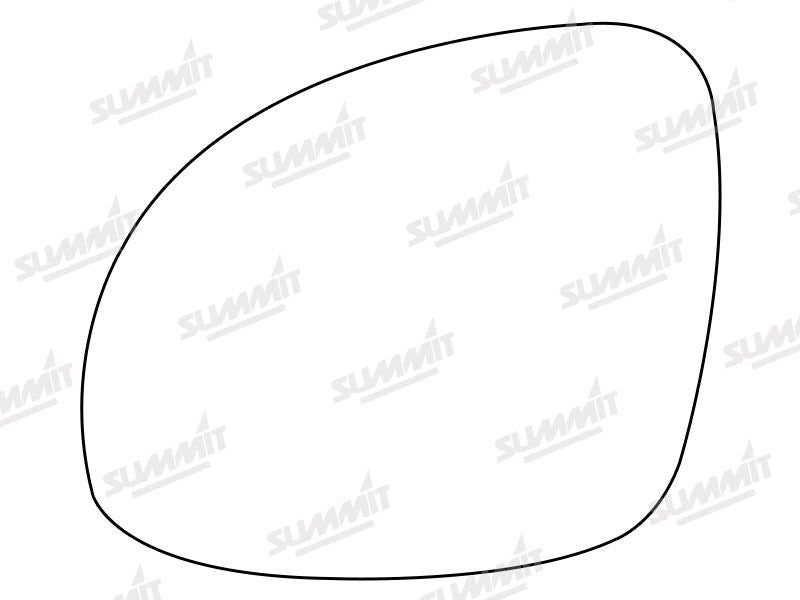 Summit Heated Base Plate With Standard Mirror Glass fits VW Tiguan / Sharan LHS - Summit Shop