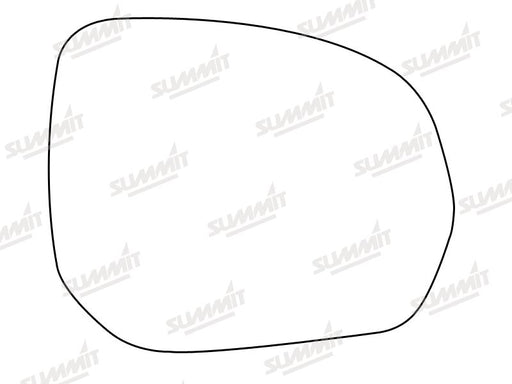 Summit Heated Base Plate With Standard Mirror Glass fits Citroen C3 C4 Picasso, Peugeot 3008 5008 RHS - Summit Shop