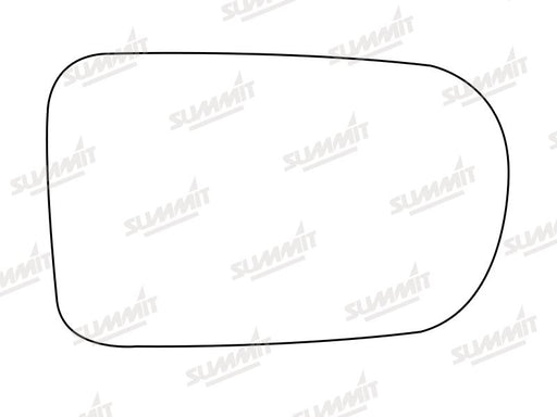 Summit Stick-On Standard Mirror Glass fits Daihatsu Charade LHS - Summit Shop