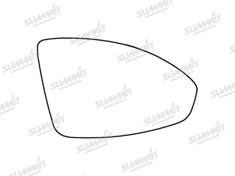 Summit Stick-On Standard Mirror Glass fits Chevrolet Cruze 09 on RHS - Summit Shop