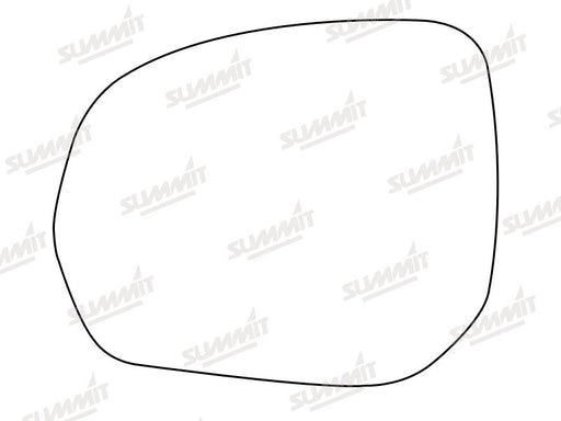Summit Heated Base Plate With Standard Mirror Glass fits Peugeot 3008 09 to 17 LHS - Summit Shop