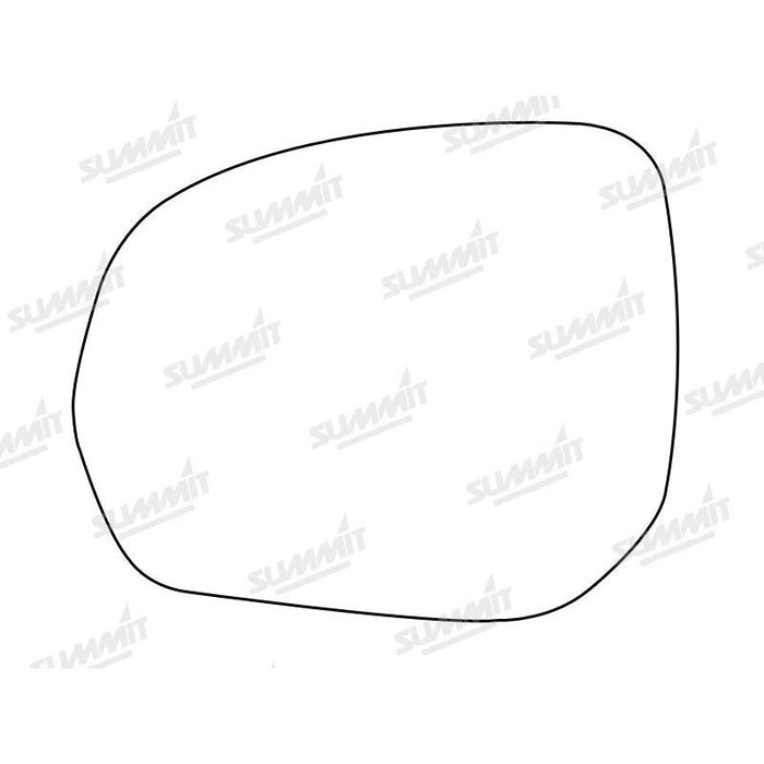 Summit Heated Base Plate With Standard Mirror Glass fits Peugeot 3008 09 to 17 LHS - Summit Shop