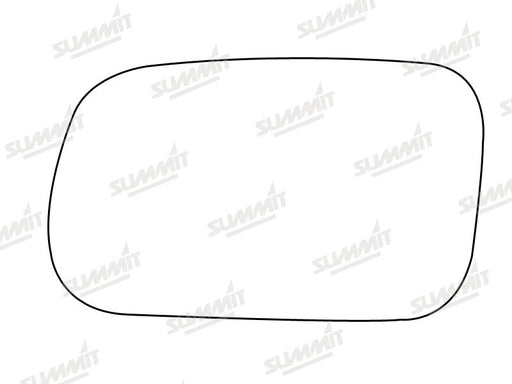 Summit Stick-On Standard Mirror Glass fits Kia Mentor I II LHS - Summit Shop