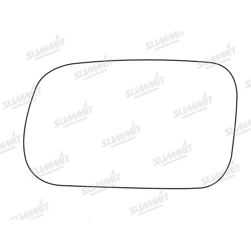 Summit Stick-On Standard Mirror Glass fits Kia Mentor I II LHS - Summit Shop