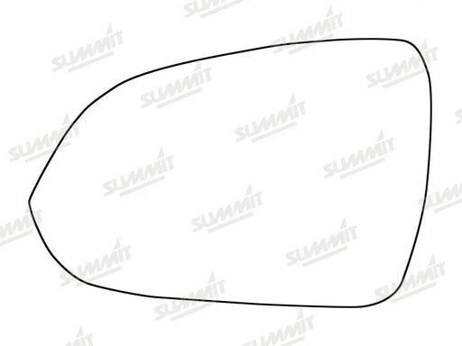 Summit Stick-On Standard Mirror Glass fits Kia Rio 17 on LHS - Summit Shop