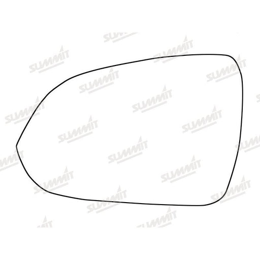 Summit Stick-On Standard Mirror Glass fits Kia Rio 17 on LHS - Summit Shop