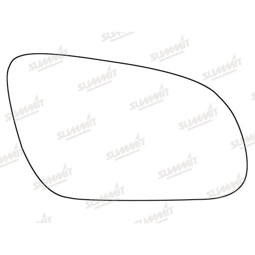 Summit Stick-On Standard Mirror Glass fits Audi A8 02 to 08 RHS - Summit Shop
