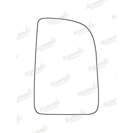 Summit Heated Base Plate With Commercial Mirror Glass fits Mercedes Sprinter 18 on RHS (Suitable for short arm mirrors) - Summit Shop