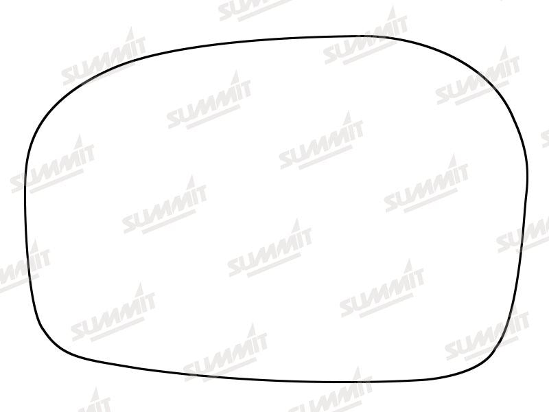 Summit Heated Backing Plate with Standard Glass fits Honda Jazz 09-19 LHS - Summit Shop