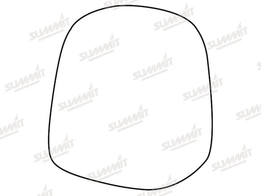 Summit Stick-On Standard Mirror Glass fits Toyota Landcruiser 09 to 15 RHS - Summit Shop
