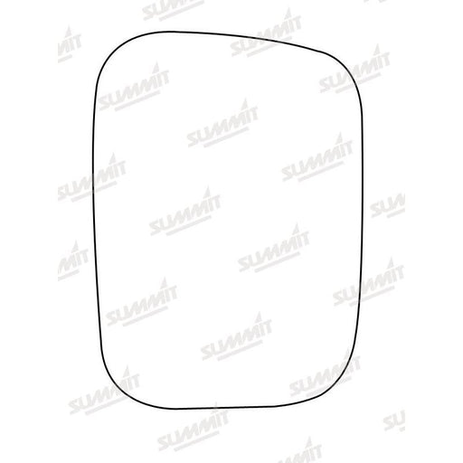Summit Stick-On Commercial Mirror Glass fits Nissan Urvan 79 to 95 LHS - Summit Shop