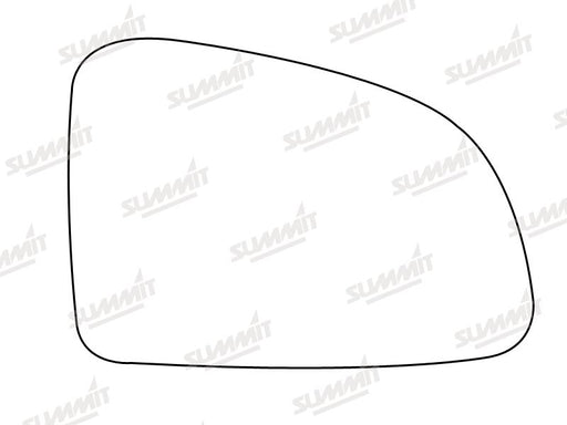 Summit Heated Base Plate With Standard Mirror Glass fits Vauxhall Meriva RHS - Summit Shop