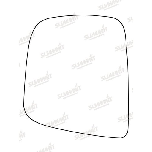 Summit Heated Backing Plate with Commercial Glass fits Nissan Nv200 Van 10-16 LHS - Summit Shop