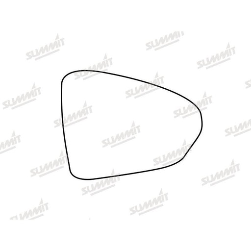 Summit Stick-On Standard Mirror Glass fits Fiat Tipo 16 to 17 RHS - Summit Shop
