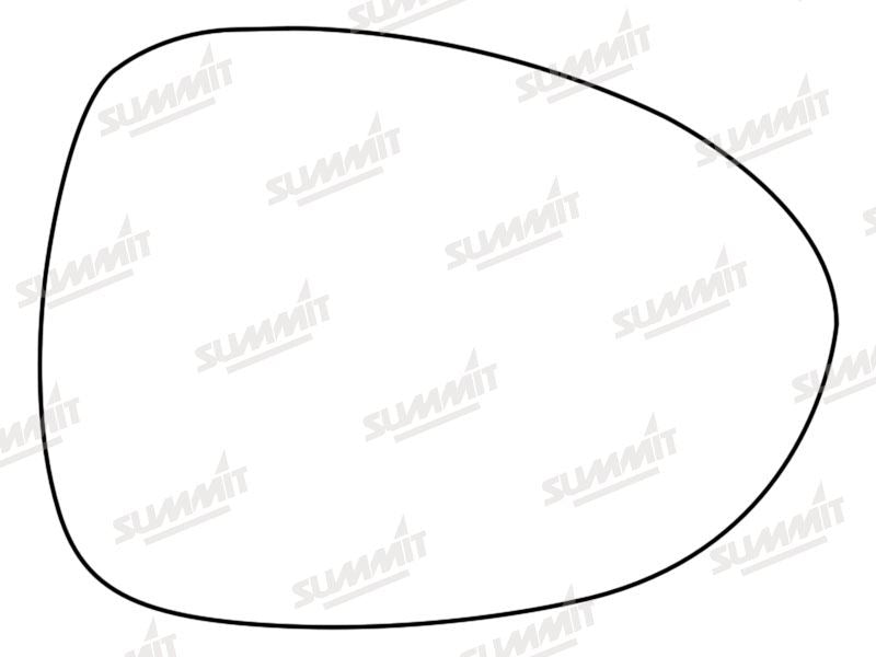 Summit Stick-On Standard Mirror Glass fits Mazda MX-5 10 to 16 RHS - Summit Shop