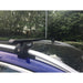 SUP-830 Premium Railing Roof Bar for Cars with Raised Running Rails, Black Steel, Set of 2 - Summit Shop