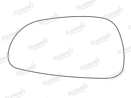Summit Stick-On Standard Mirror Glass fits Mazda 626 94 on LHS - Summit Shop