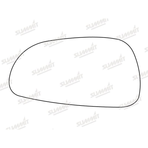 Summit Stick-On Standard Mirror Glass fits Mazda 626 94 on LHS - Summit Shop