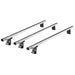 Summit Commercial 3 x Aluminium Fixed Point Roof Bars Rack 1.5m SULC-007 - Summit Shop