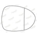 Summit Stick-On Aspheric Mirror Glass fits Mazda MX-5 10 to 16 RHS - Summit Shop