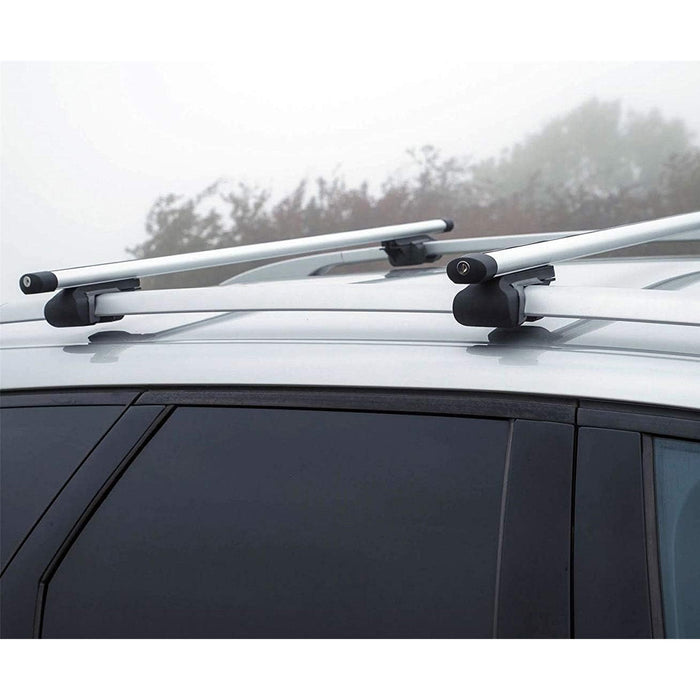 Summit Value Aluminium Roof Bars fits Mercedes-benz C-Class S203 2001-2007 Estate 5-dr with Raised Rails - Summit Shop