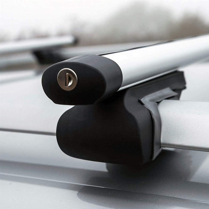 Summit Value Aluminium Roof Bars fits Volkswagen Golf MK6 2010-2013 Estate 5-dr with Raised Rails - Summit Shop