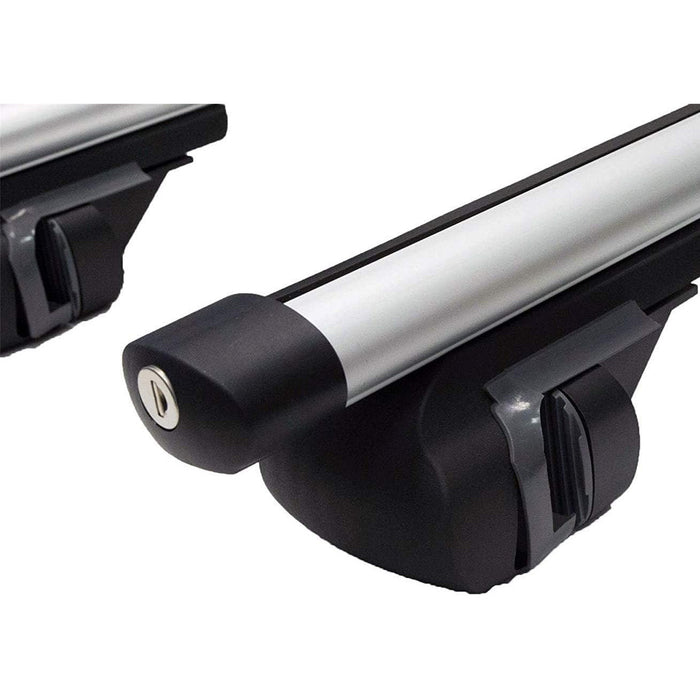Summit Value Aluminium Roof Bars fits Volkswagen Golf MK6 2010-2013 Estate 5-dr with Raised Rails - Summit Shop