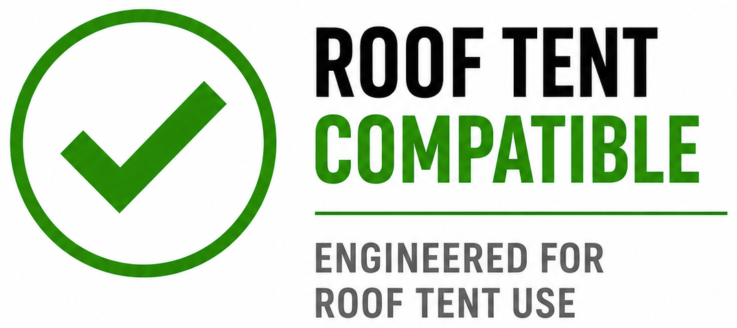 Roof tent compatible - engineered for roof tent use